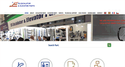 Desktop Screenshot of es-escalatorpart.com
